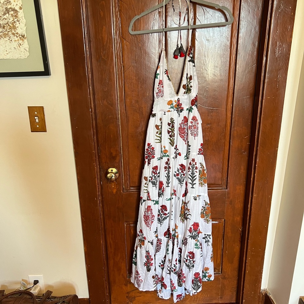 Medium Raga Floral Halter Maxi Dress